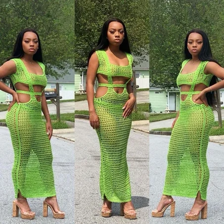 Ensemble Top Et Robe Salopette