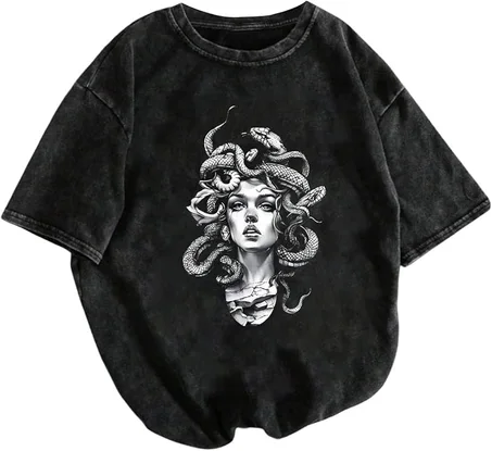 SOLY HUX Camisetas vintage para mujer, estilo grunge, de manga corta, para verano, estilo hip hop, ropa de calle