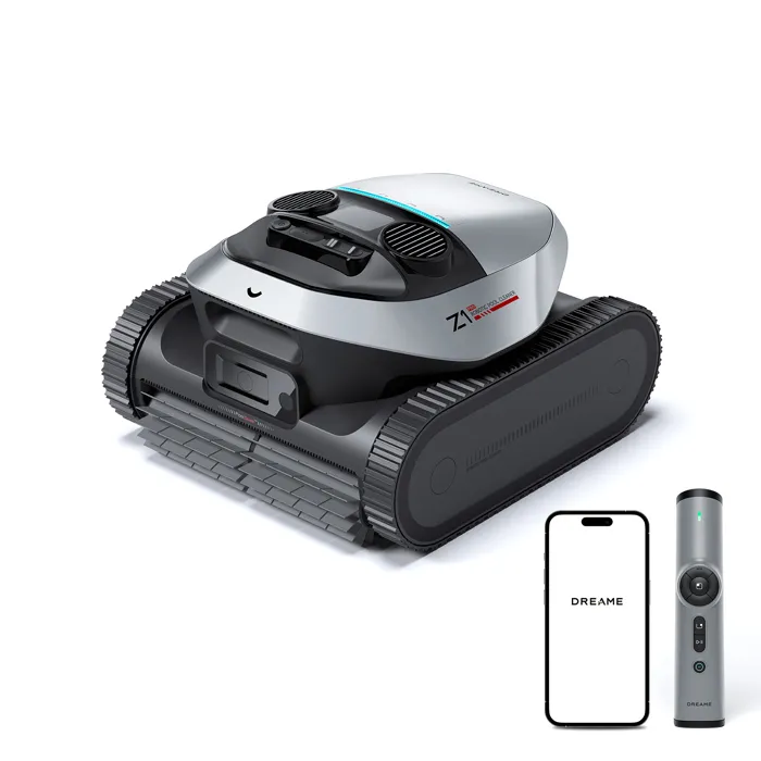 DREAME Robot Piscine Z1 Pro robot nettoyeur piscine sans fil Puissance d'aspiration de 30 m³/h, Jusqu'à 200 ㎡, nettoie fond