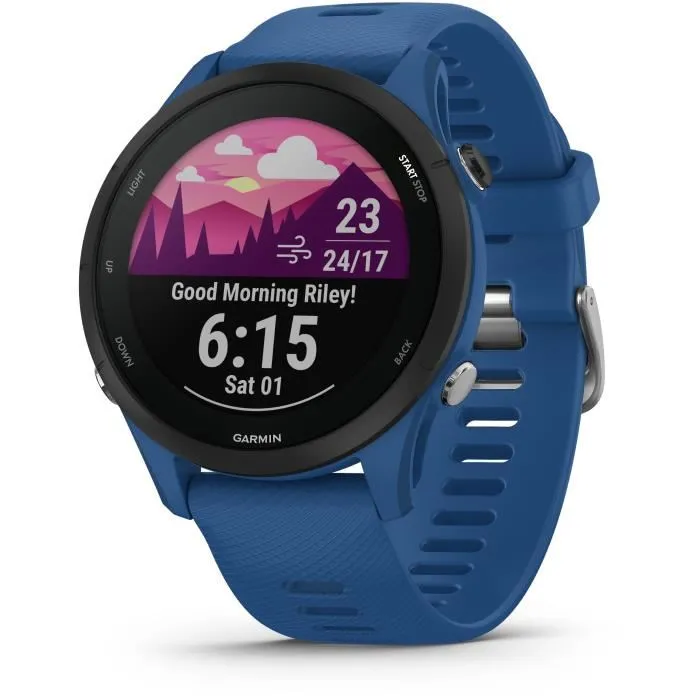 Montre connectée sport - GARMIN - Forerunner 255 - Bleu