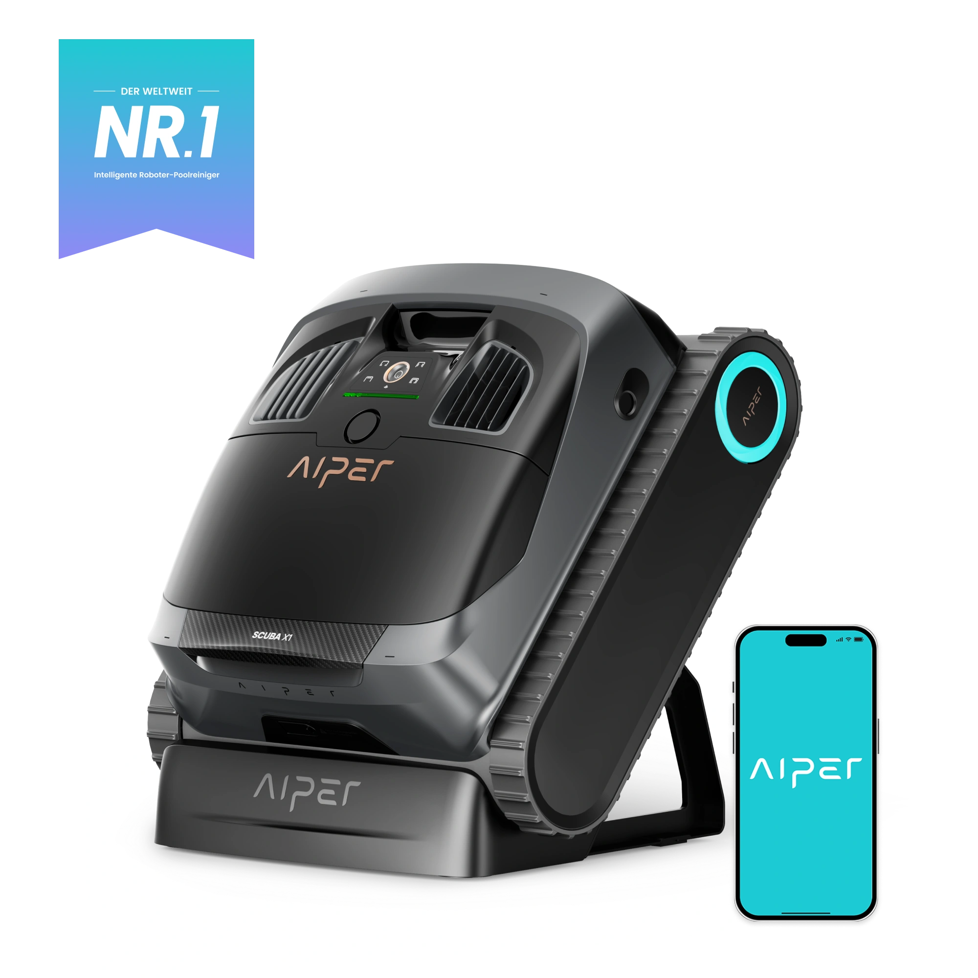 Aiper Robot piscine sans fil Scuba X1