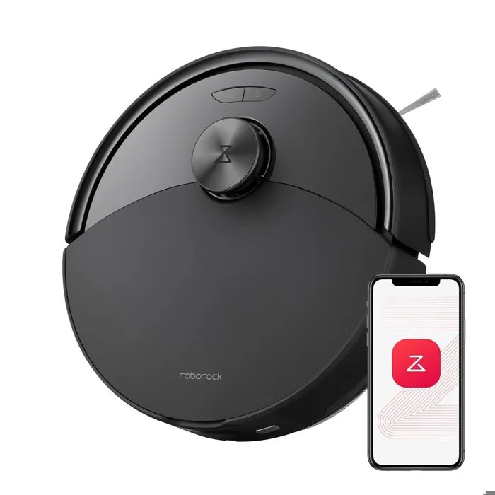 Roborock Q10 S5 Aspirateur Robot 10000 Pa Aspiration, Double Anti-emmêlement,Levage des Serpillères de 8 mm, Évitement d'obstacles Noir