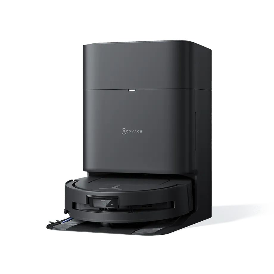ECOVACS T80 OMNI - Robot Aspirateur Laveur - 18 000 Pa - Nettoyage Automatique instantané OZMO Roller - ZeroTangle 3.0