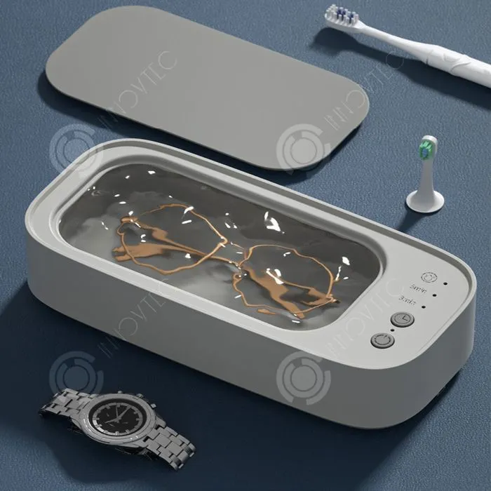 INN Nettoyeur à ultrasons 45 kHz 350ml 3 niveaux de minuterie nettoyage à 360 degrés ultrasonic cleaner nettoyeur ultrasons