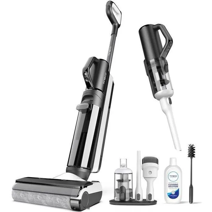 Tineco Floor One S5 Combo 2-en-1 Aspirateur intelligent sans fil sec et humide et HandVac, idéal