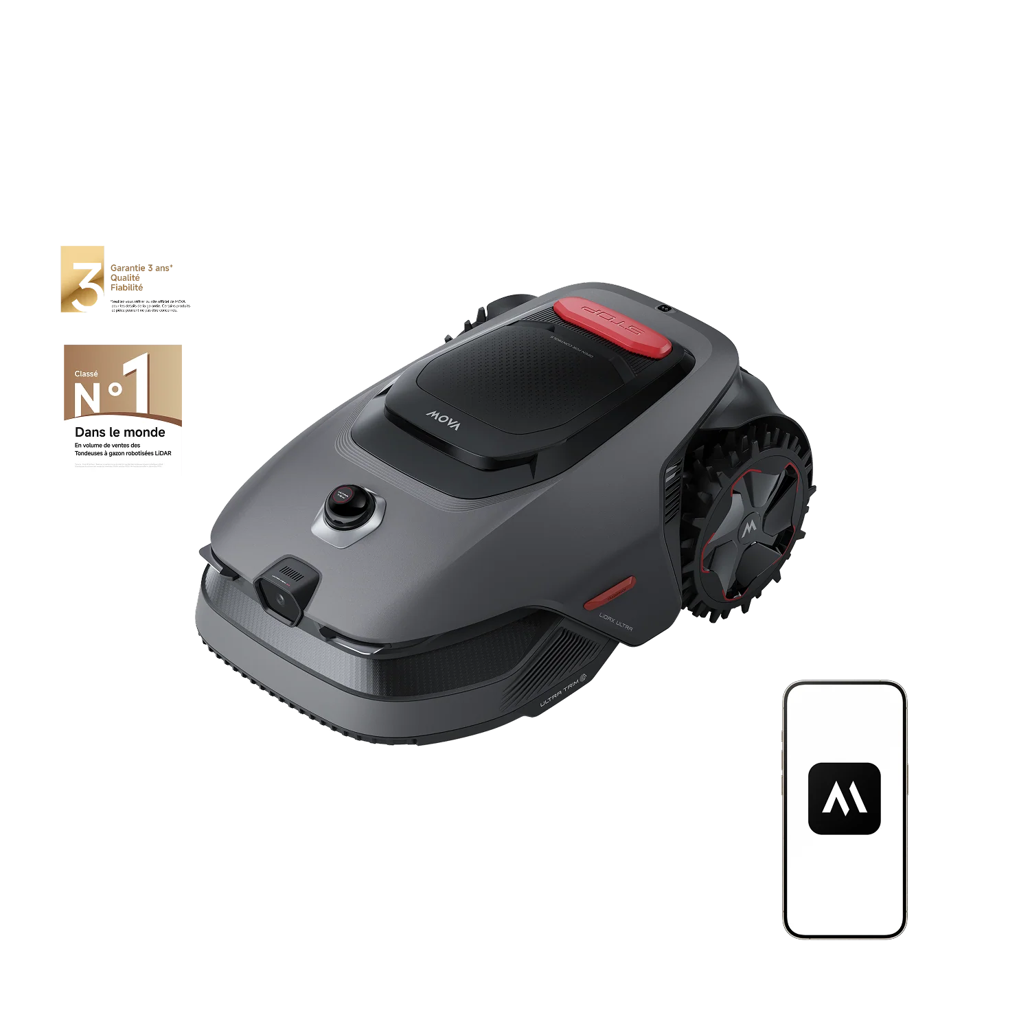 Robot tondeuse MOVA LiDAX Ultra 800