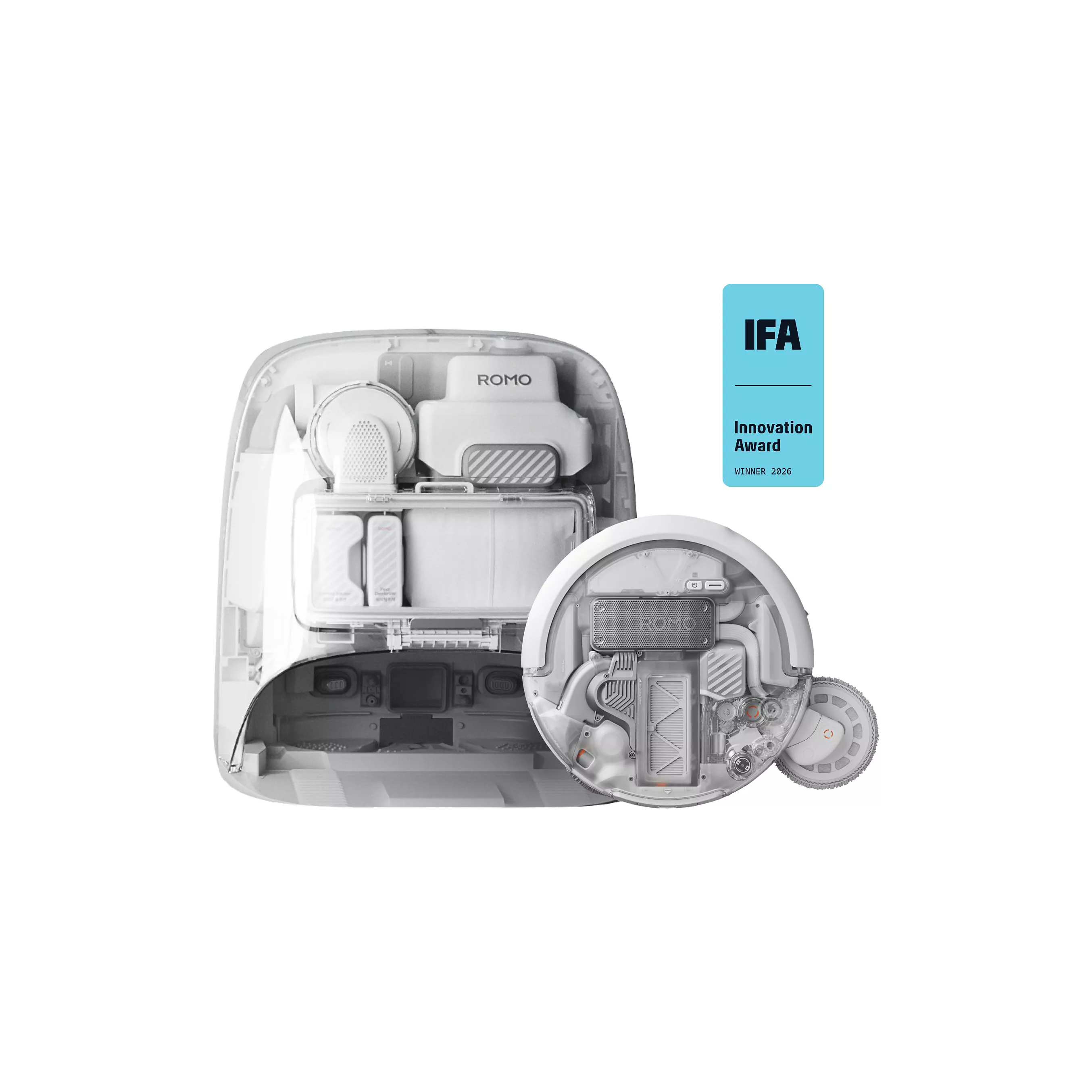 Robot Aspirateur Laveur DJI Romo P2