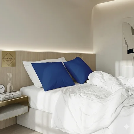 Taie d’Oreiller 50x70 – Douce, Pratique & Élégante - Bleu