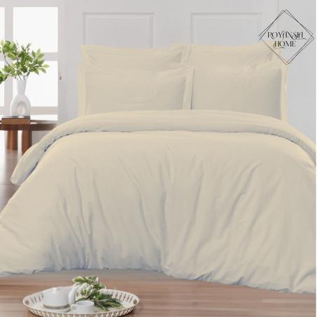 Housse de Couette 1 Place – Protection Élégante & Confort Doux - Beige