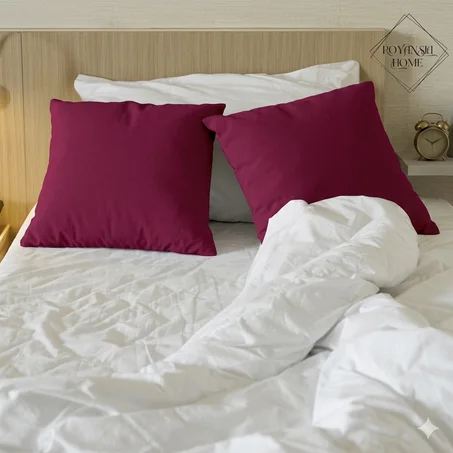 Taie d’Oreiller 50x70 – Douce, Pratique & Élégante - Rouge