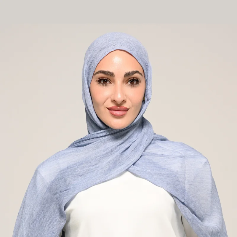 الشال التايلندي ( لون أزرق سماوي )