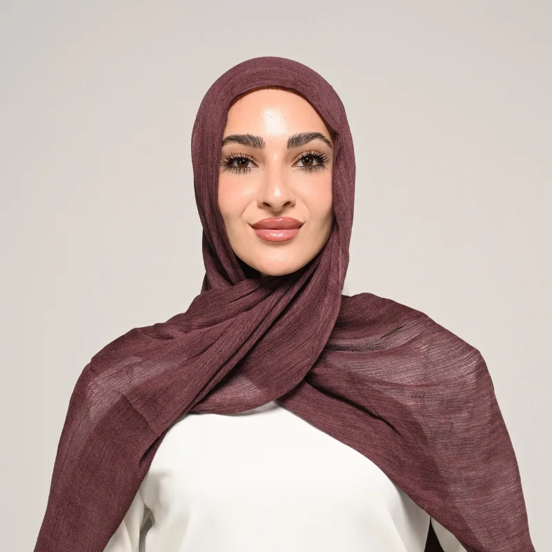 شال شمس (لون باذنجاني)
