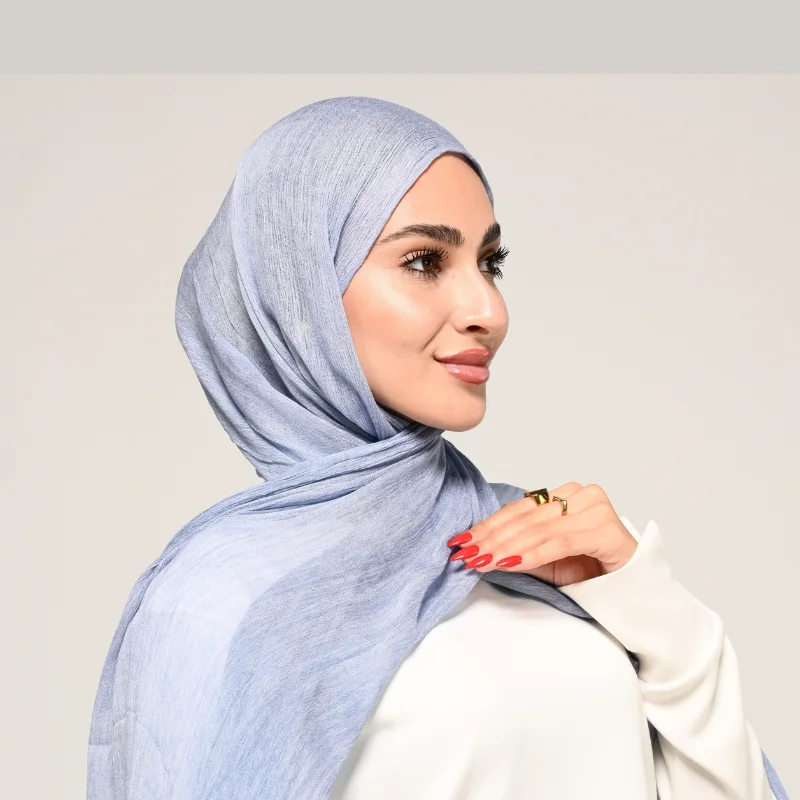الشال التايلندي ( لون أزرق سماوي )