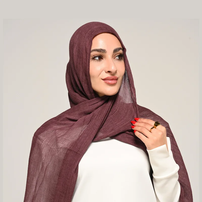 شال شمس (لون باذنجاني)