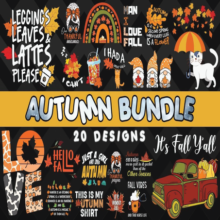 Autumn Bundle SVG 20 Designs