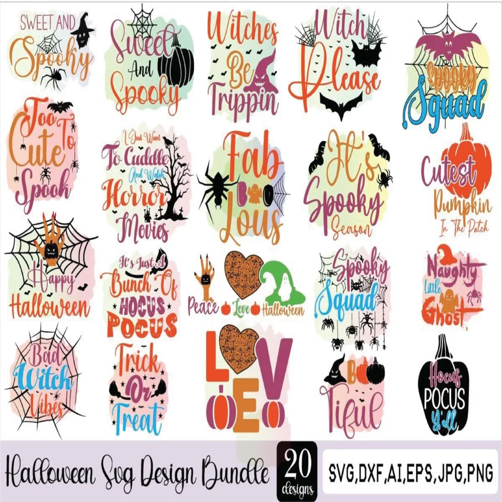Halloween Sublimation Svg Bundle