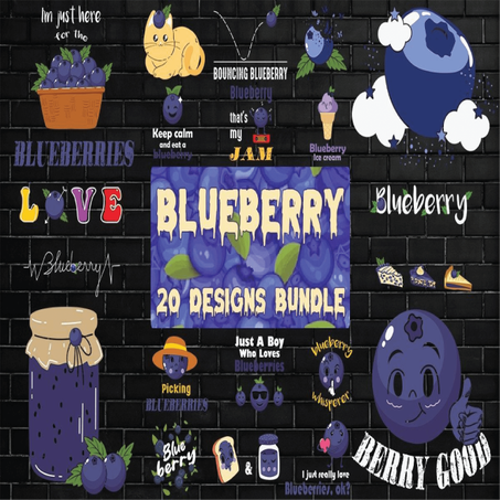 Blueberry Bundle SVG 2