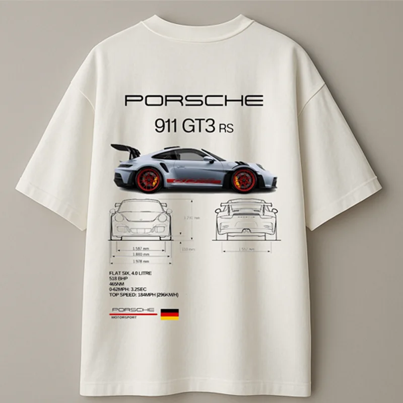 T-shirt Porsche 911 GT3 RS – Style Motorsport pour Vrais Passionnés
