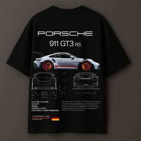 T-shirt Porsche 911 GT3 RS – Style Motorsport pour Vrais Passionnés
