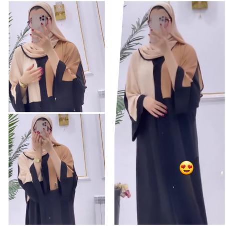 Abaya Châle (REF07AL)