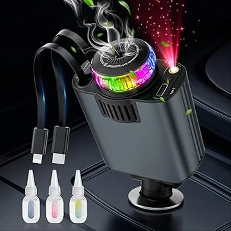 معطر وشاحن سيارتك