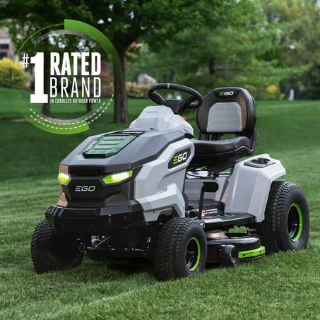 EGO POWER+ Electric Riding Lawn Mower, 42" Deck Cordless Tractor, Includes (6) 56V 6.0Ah Batteries and Charger - TR4204