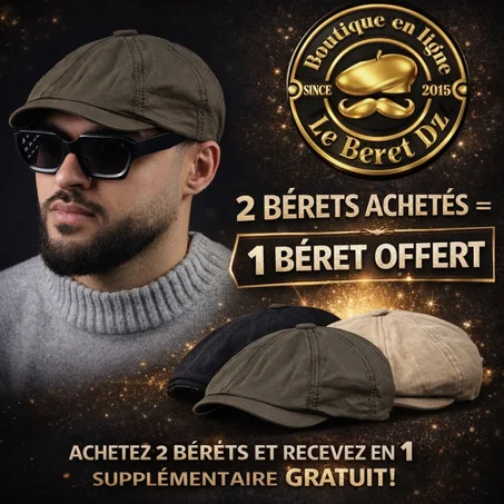 Beret Style Irlandais 100% Cotton