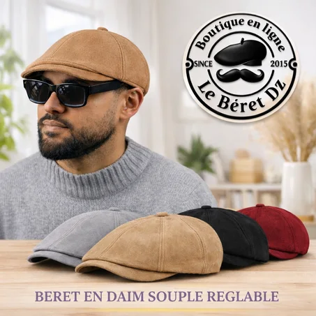 Beret En Daim Souple