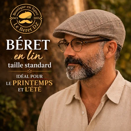 Beret Bec De Canard Maaron claire a carreaux