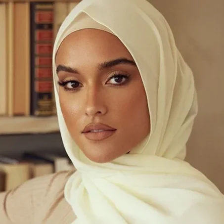 Châle Crêpe De Soie - Blanc Cassé