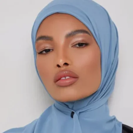 Châle Crêpe De Soie - Bleu France