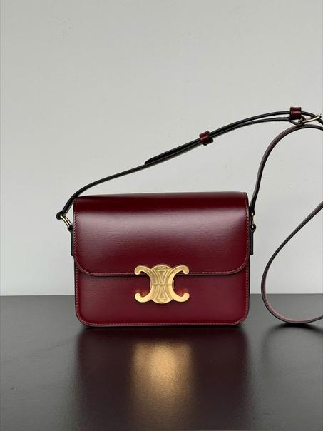 Sac  Triomphe mini Burgundy