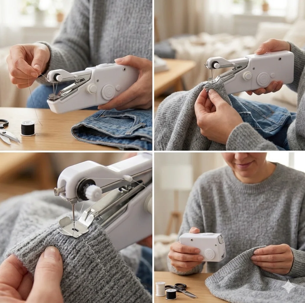 ماكينة خياطة محمولة – الحل السريع لإصلاح ملابسك في أي وقت!