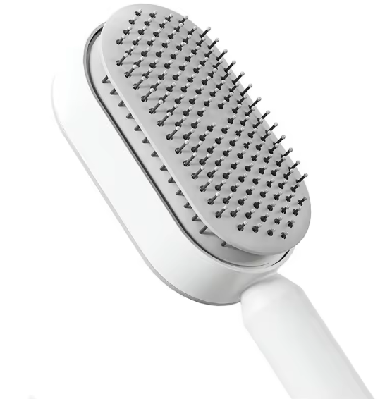 Brosse à cheveux autonettoyante