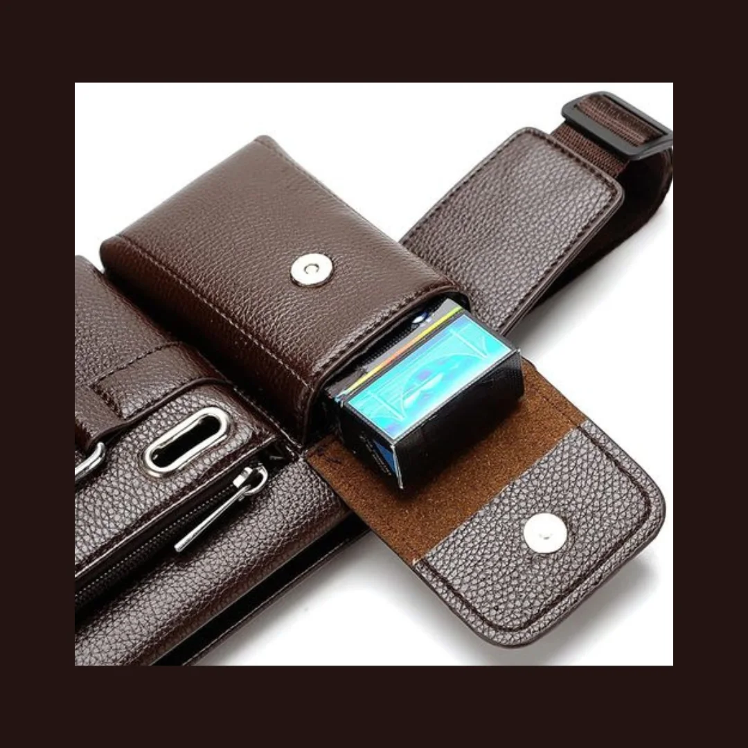 حقيبة كتف رجالية أنيقة من الجلد – عملية وعصرية