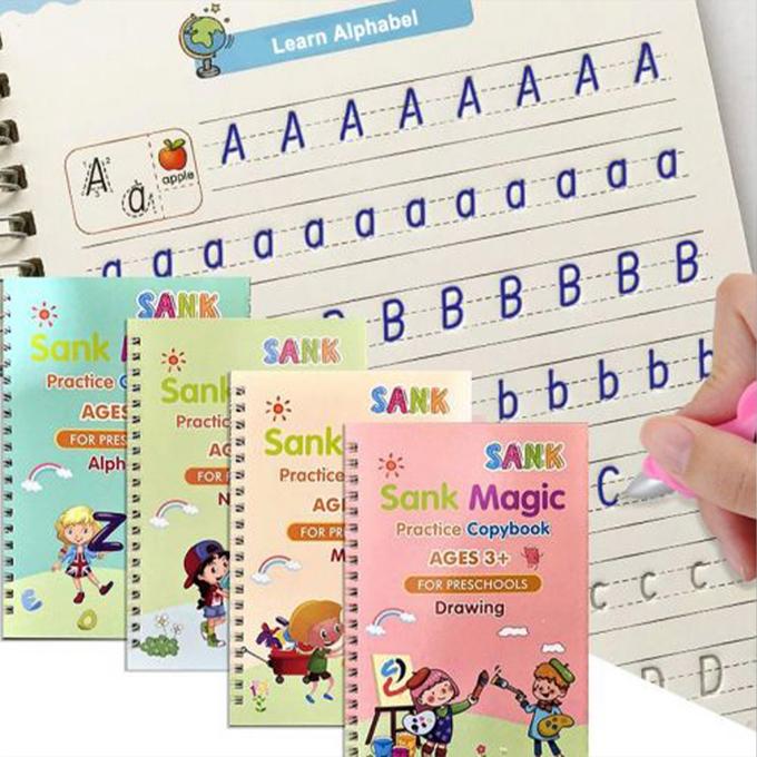 12 كتاب لتعلم الكتابة بالعربية والفرنسية والانجليزية + طابليط - 2