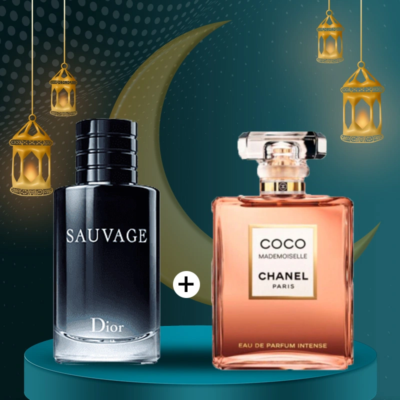 Sauvage + Coco Mademoiselle.