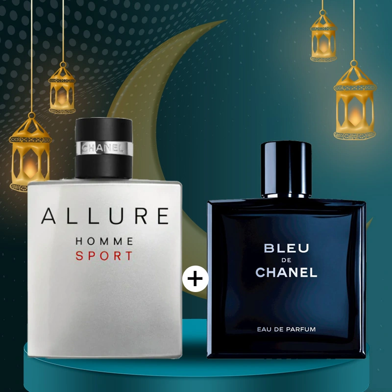 ALLURE HOMME SPORT + BLEU DE CHANEL .