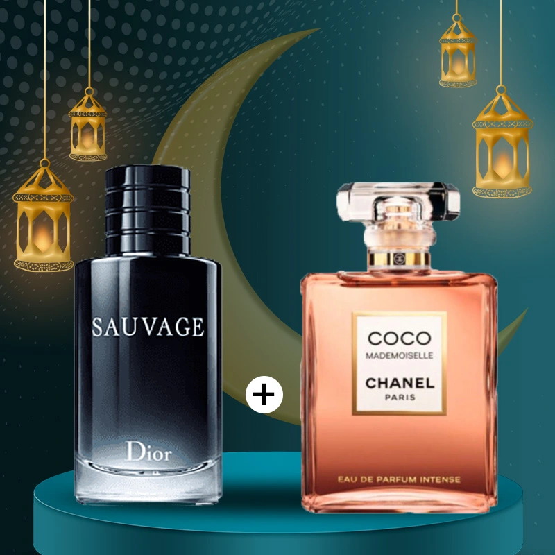 Sauvage + Coco Mademoiselle.