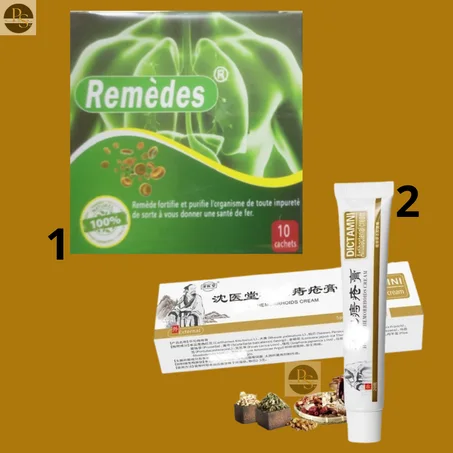 KIT TRES EFFICACE CONTRE LES HEMORROÎDES, LA CONSTIPATION CHRONIQUE ET LES REMONTEES GASTRIQUES