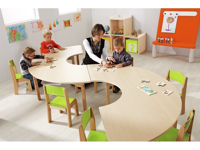 Table Demi-cercle 180x90 cm