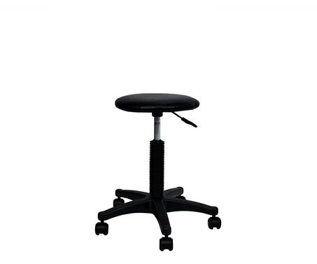 Tabouret d’élève en cuir et plastique fixe