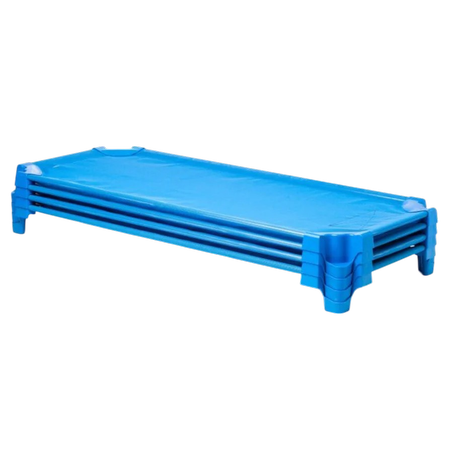 Couchette empilable 130 x 55cm pour crèche et maternelle