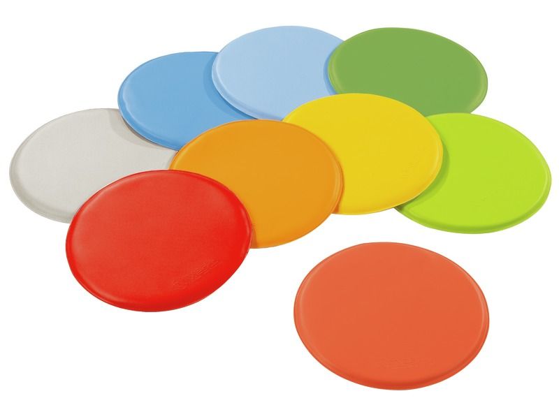 LOT DE 10 GALETTES Coloris assortis