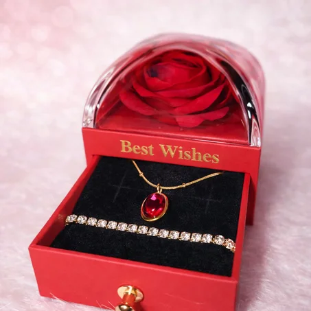 Pack Saint Valentin – Collier + Bracelet