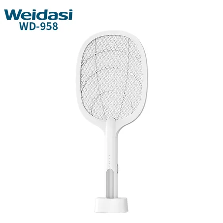 Anti-moustiques 2 en 1 multifonctionnel : Raquette Électrique Anti-Moustiques et Insectes Volants, Rechargeable avec Lumière UV Violette Piégeante