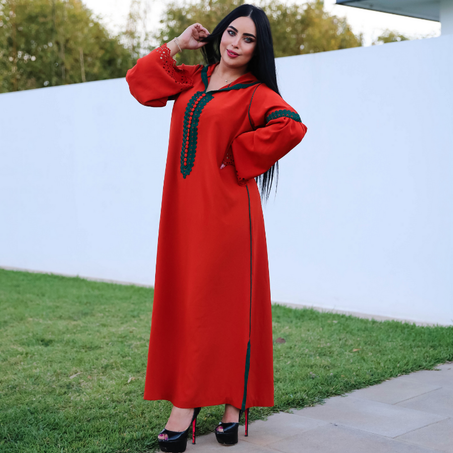 جلابة عصرية بستايل بلدي اصيل