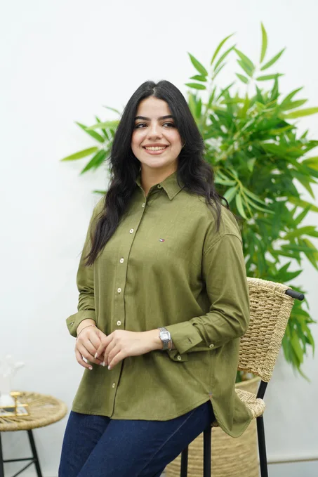 Chemise kaki en lin - Tommy