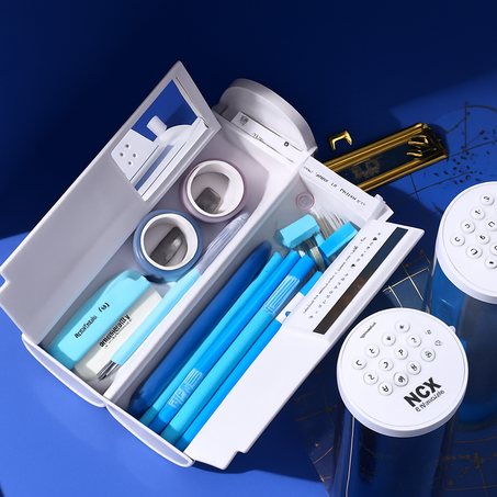 علبة الأقلام الذكية اللي بتحفظ خصوصية طفلك بلمسة إصبع