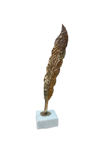 Stylo plume Métallique doré pour contrat de mariage personnalisé